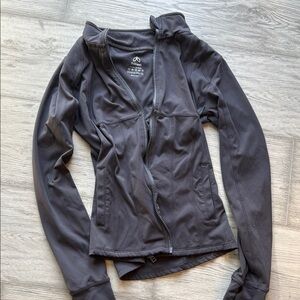 Gray Jacket Fitted Performance Style